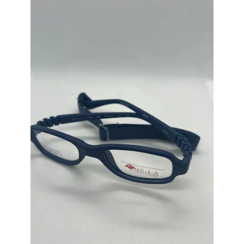 Dilli Dalli Tootsie Kids Glasses Navy Blue Frames Flexible Safe